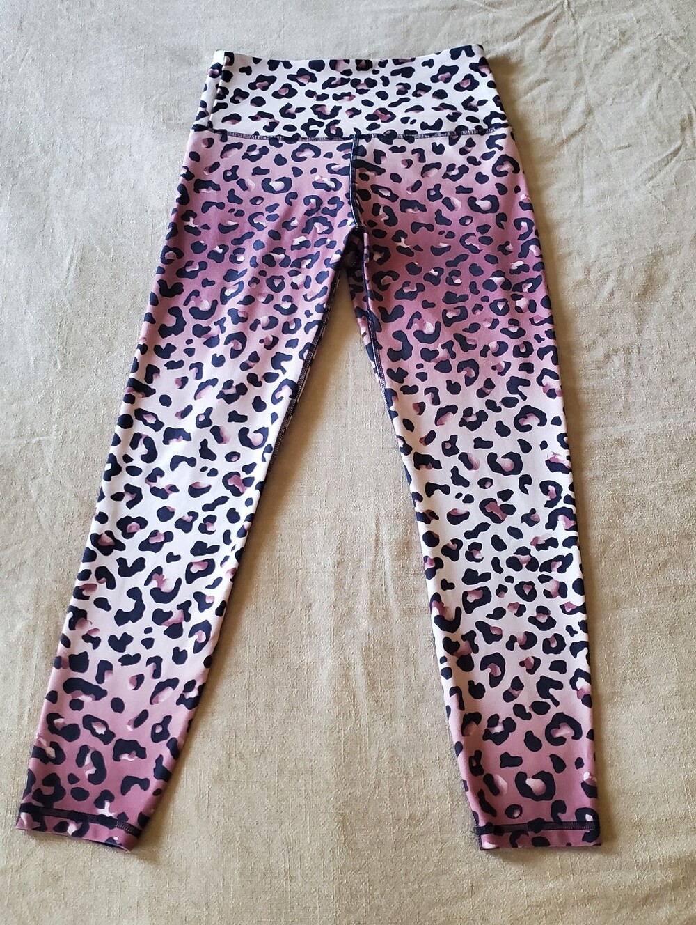 Jessica Simpson Active Ombre Leopard Print Leggings Medium